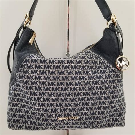 michael kors jacquard makeup bag|Aria Large Signature Logo Jacquard Tote Bag .